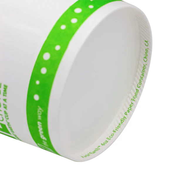 Karat Earth 4oz Eco-friendly Paper Food Containers (75.3mm), Generic Print - 1,000 pcs - Image 4