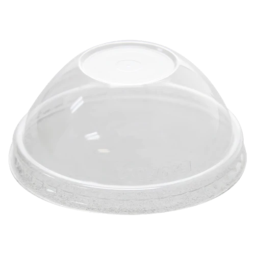[1,000 ct] 4 oz Food Container Dome Lids | PET | 76 mm - Image 2