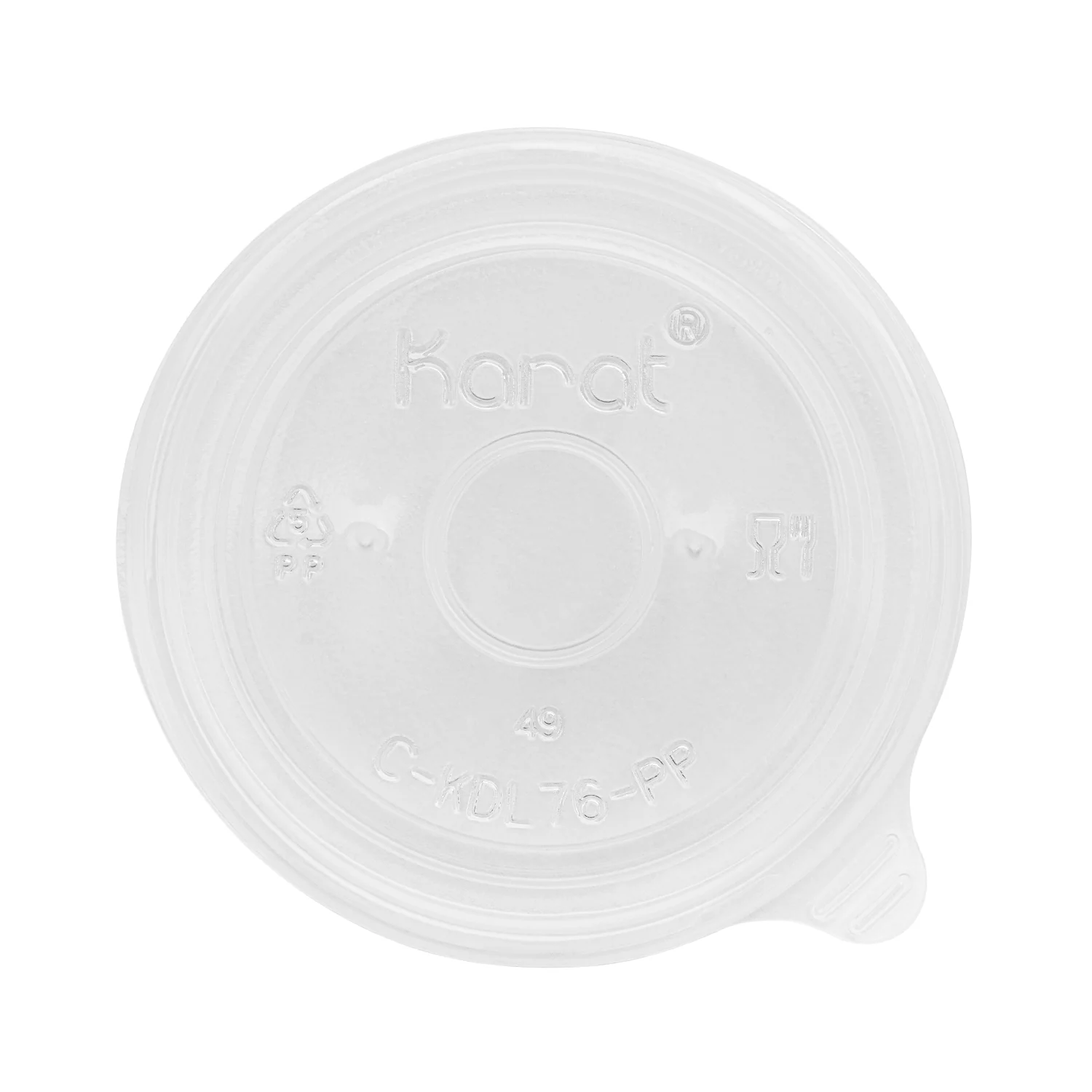 [1,000 ct] 4 oz Food Container Lids | PP | 76 mm - Image 7