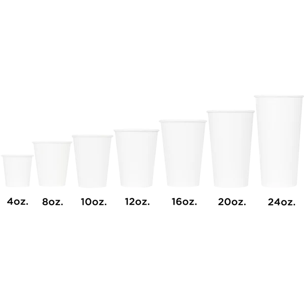 [1,000 ct] 4 oz Paper Coffee Cups | White | 62 mm - Image 10