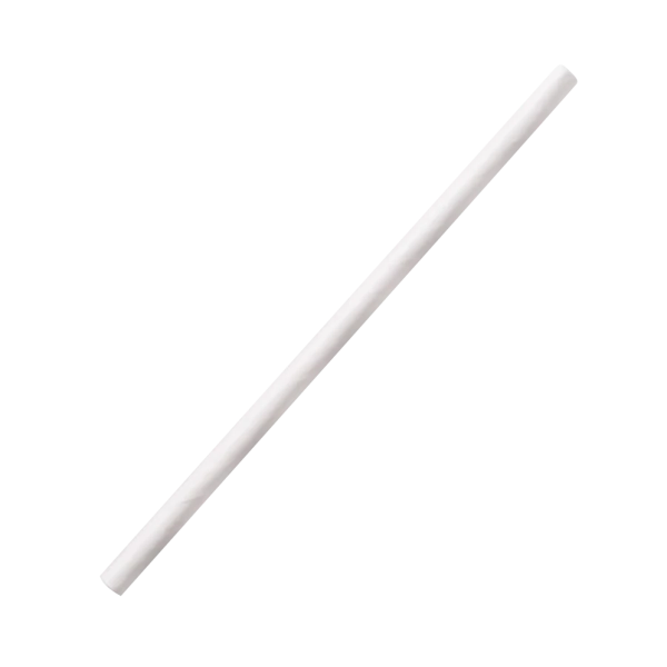 Karat Earth 5.25" Stir Paper Straw (5mm) Unwrapped - 5,000 pcs - Image 2
