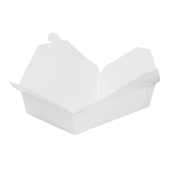 [200 ct] Paper Take-Out Boxes | #2 | 54 oz | White - Image 5