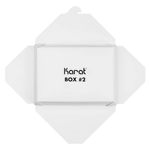 [200 ct] Paper Take-Out Boxes | #2 | 54 oz | White - Image 8