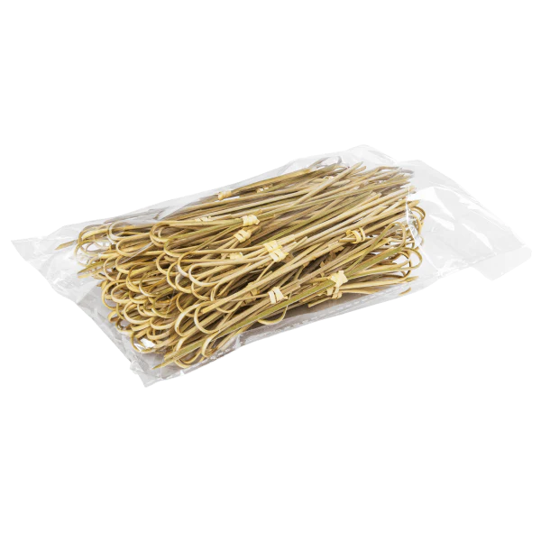 Karat Earth 6" Bamboo Heart Looped Skewer - 5,000 pcs - Image 5