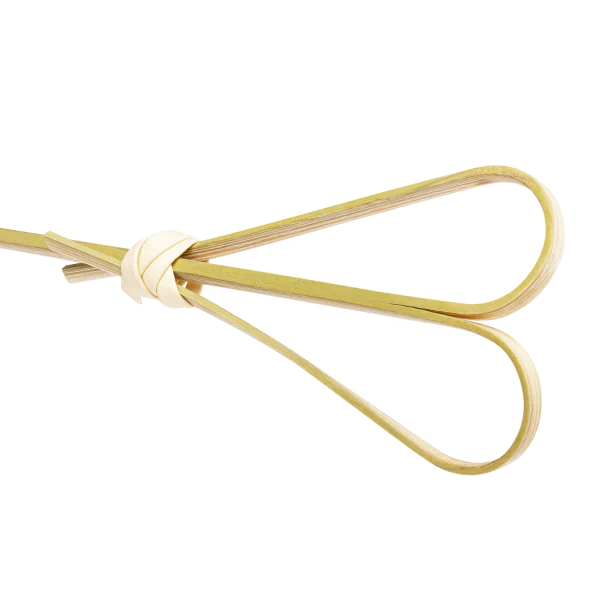 Karat Earth 6" Bamboo Heart Looped Skewer - 5,000 pcs - Image 7