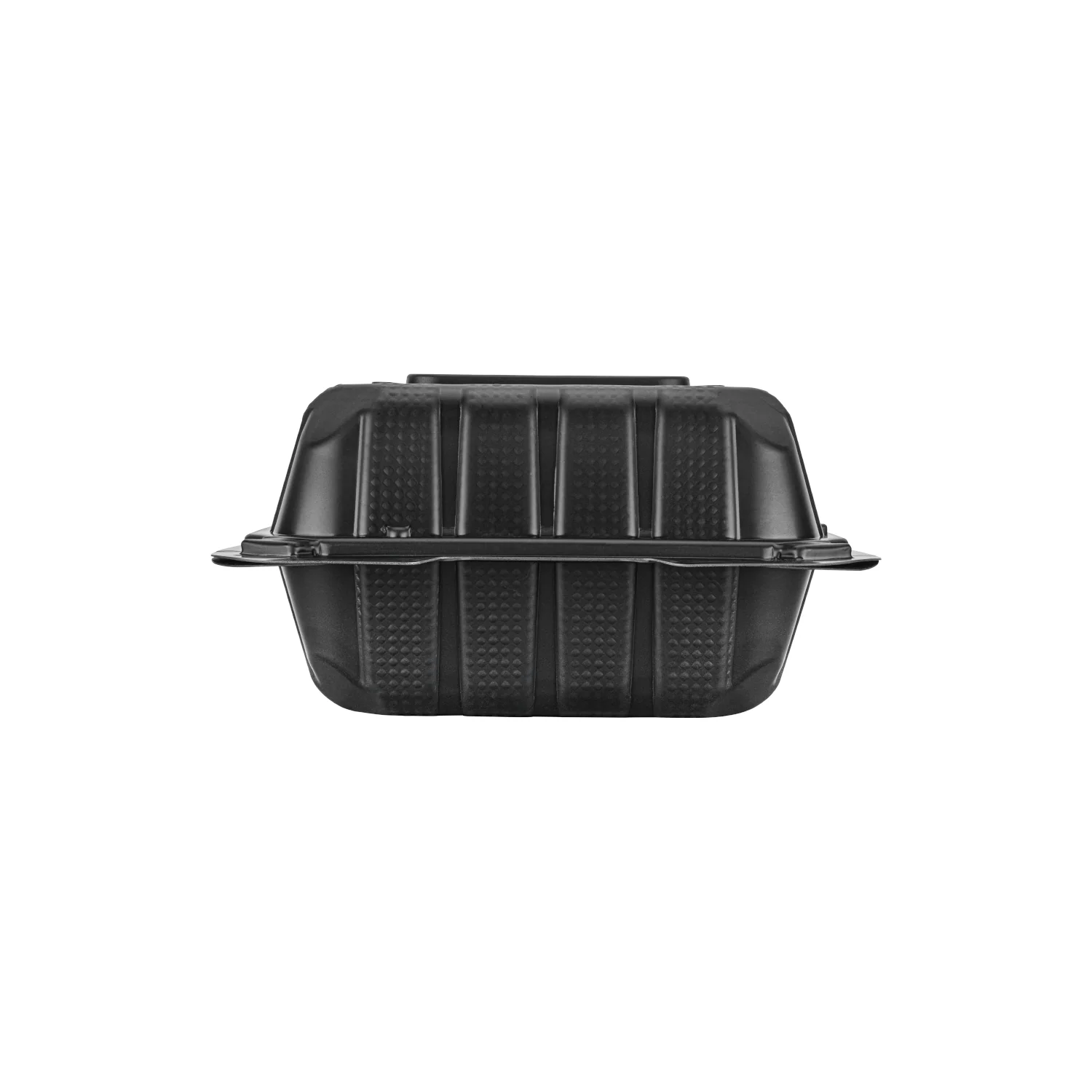 Karat Earth 6" x 6" Mineral Filled PP Hinged Container, Black - 400 pcs - Image 7