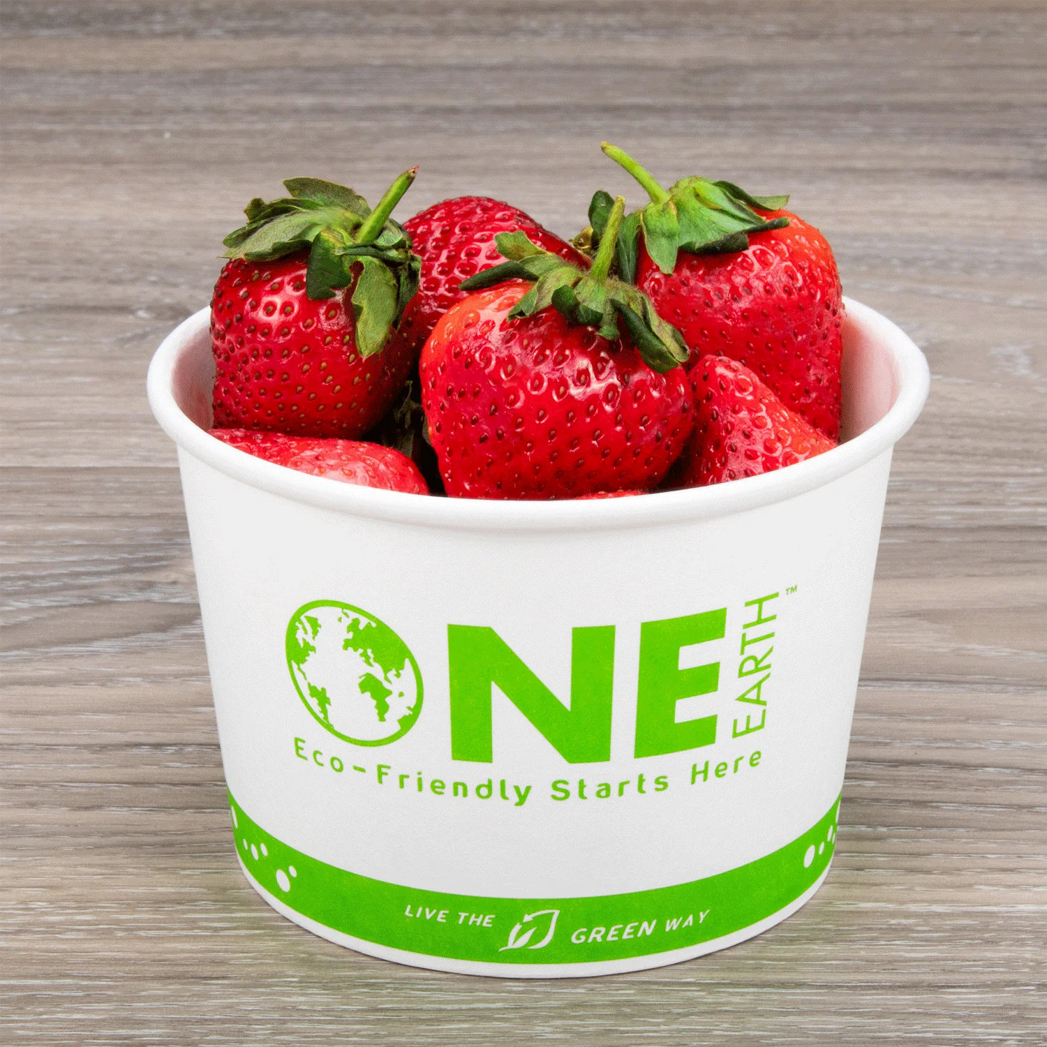 Karat Earth 16oz Eco-Friendly Paper Food Containers (114.6mm), Generic Print - 500 pcs - Image 3