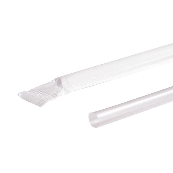 [12,000 ct] Straws | Clear | Individually Wrapped (0.2" x 7.75") - Image 3
