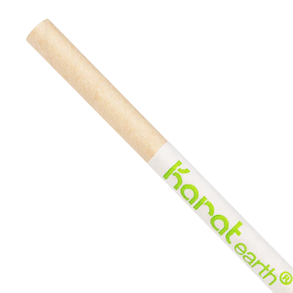 Karat Earth 7.75" Giant Paper Straw Paper Wrapped, Kraft - 2,000 pcs - Image 5