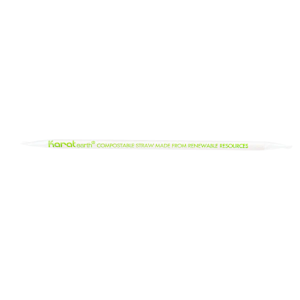 Karat Earth 7.75" Giant Paper Straw Paper Wrapped, Kraft - 2,000 pcs - Image 6