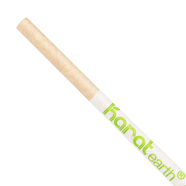 Karat Earth 7.75" Paper Jumbo Straw Paper Wrapped, Kraft - 2,000 pcs - Image 5