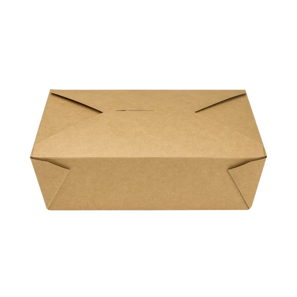 [200 ct] Paper Take-Out Boxes | #3 | 76 oz | Kraft - Image 4