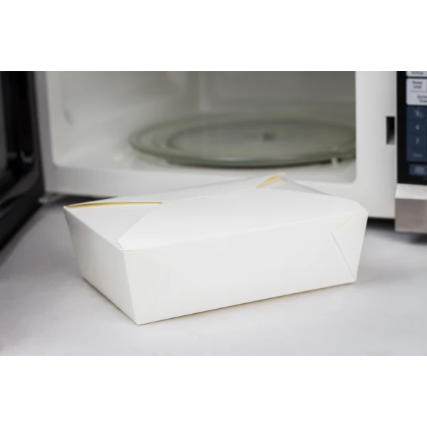 [200 ct] Paper Take-Out Boxes | #3 | 76 oz | White - Image 11