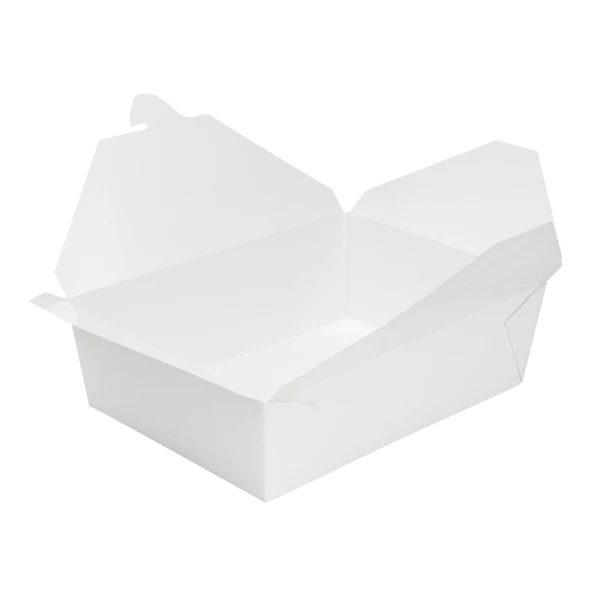 [200 ct] Paper Take-Out Boxes | #3 | 76 oz | White - Image 3