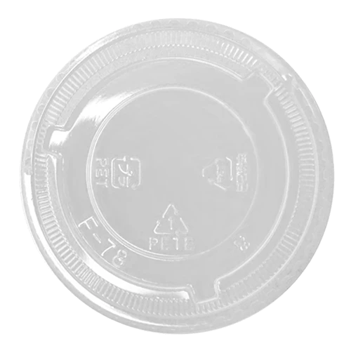 [1,000 ct] 8-10 oz Cup Lids | PET | No Hole | 78 mm - Image 2