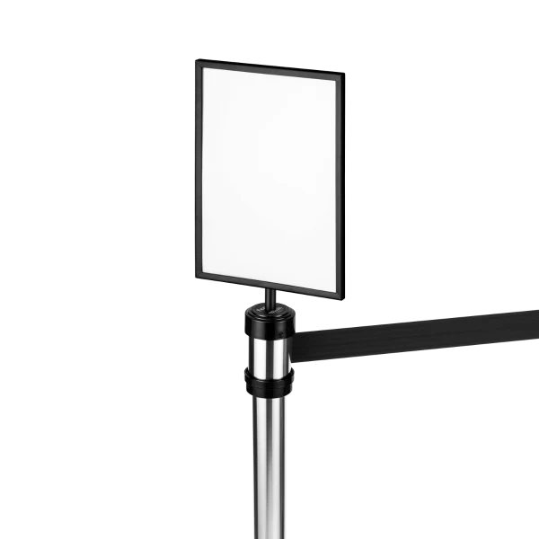 [Black] 8.5" x 12.5" Guidance Stanchion Sign Holder - Image 3