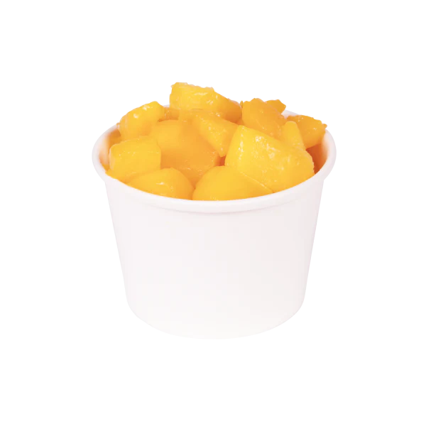 [1,000 ct] 8 oz Gourmet Paper Food Container | White | 96 mm - Image 9