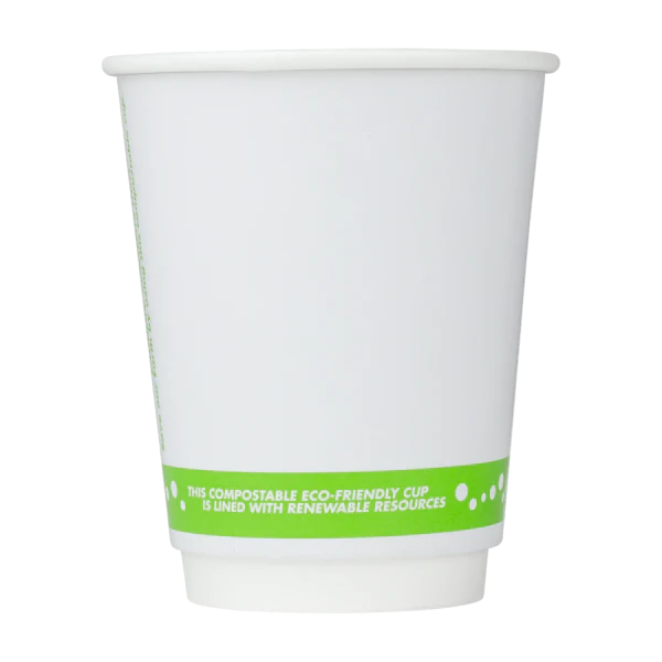 Karat Earth 8oz Eco-Friendly Insulated Paper Hot Cups (80mm), Generic Print - 500 pcs - Image 6