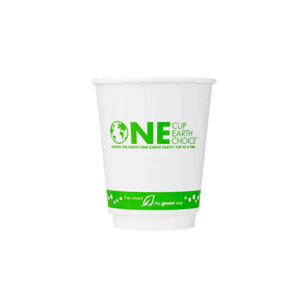 Karat Earth 8oz Eco-Friendly Insulated Paper Hot Cups (80mm), Generic Print - 500 pcs - Image 8