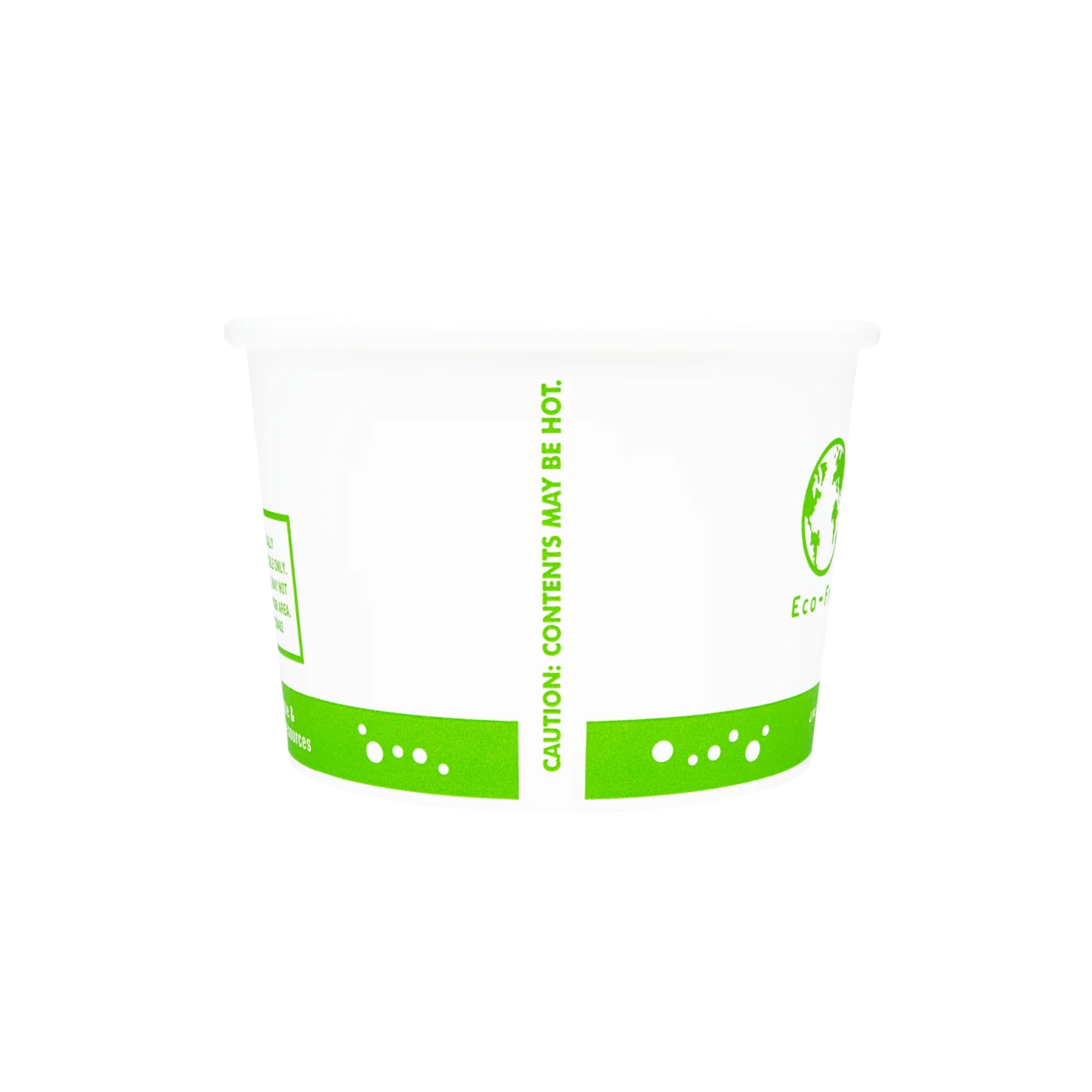 Karat Earth 8oz Eco-Friendly Paper Food Containers (90.8mm), Generic Print - 1,000 pcs - Image 5