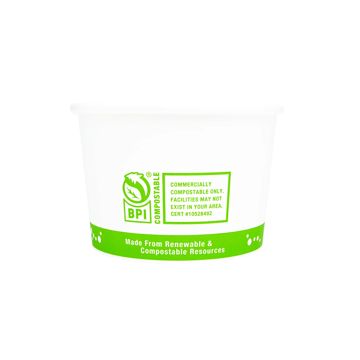 Karat Earth 8oz Eco-Friendly Paper Food Containers (90.8mm), Generic Print - 1,000 pcs - Image 6