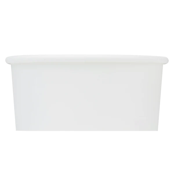 Karat Earth 8oz Eco-Friendly Paper Food Containers (90.8mm), White - 1,000 pcs - Image 5