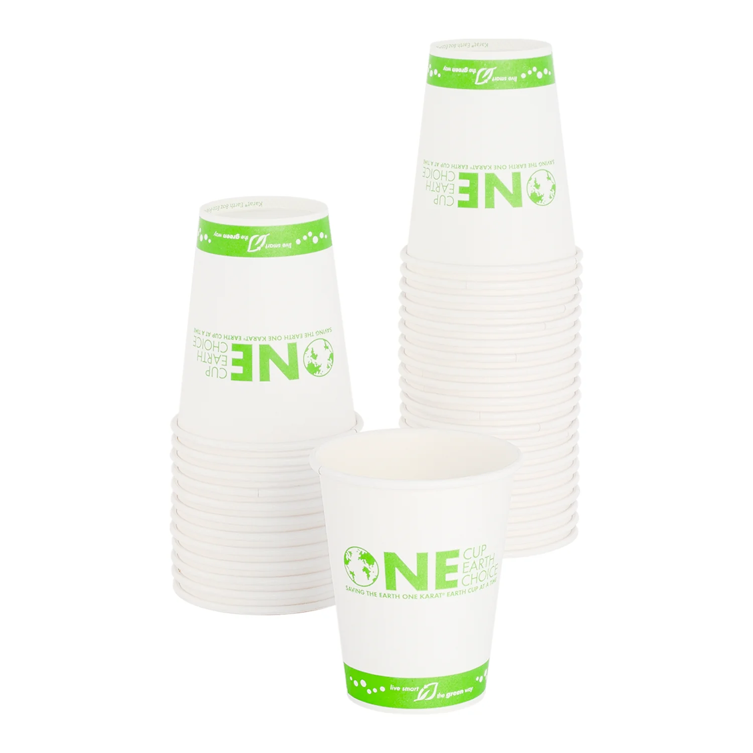 Karat Earth 8oz Eco-Friendly Paper Hot Cups (80mm) - Generic Print - 1,000 pcs - Image 11