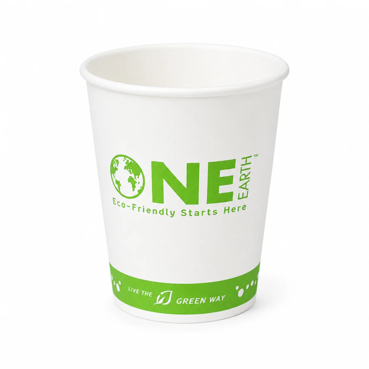 Karat Earth 8oz Eco-Friendly Paper Hot Cups (80mm) - Generic Print - 1,000 pcs - Image 2