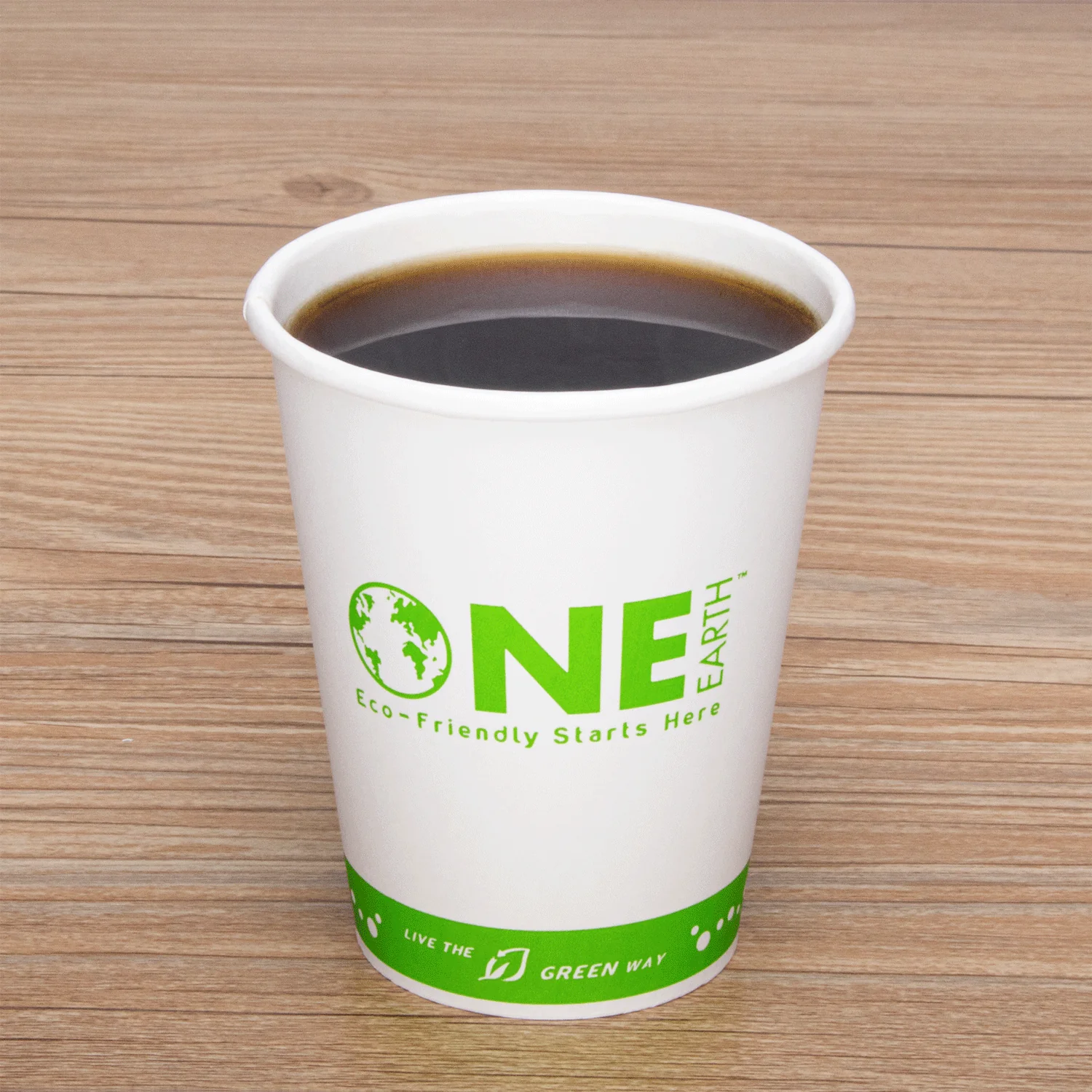 Karat Earth 8oz Eco-Friendly Paper Hot Cups (80mm) - Generic Print - 1,000 pcs - Image 3