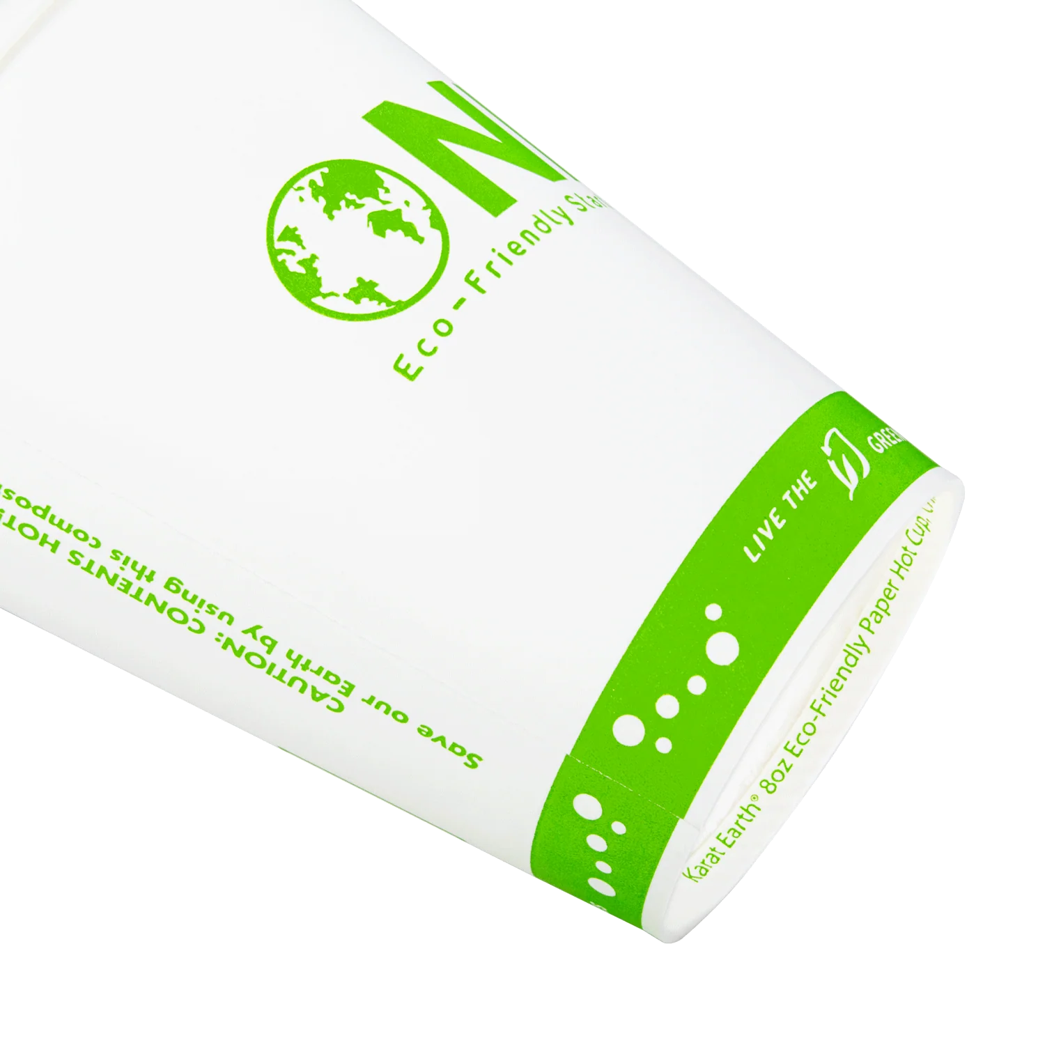 Karat Earth 8oz Eco-Friendly Paper Hot Cups (80mm) - Generic Print - 1,000 pcs - Image 5