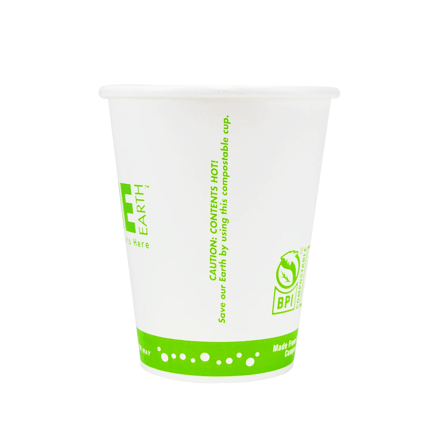 Karat Earth 8oz Eco-Friendly Paper Hot Cups (80mm) - Generic Print - 1,000 pcs - Image 6
