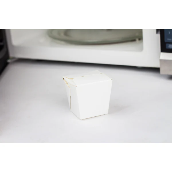 [450 ct] 8 oz Paper Take-Out Boxes, White - Image 10