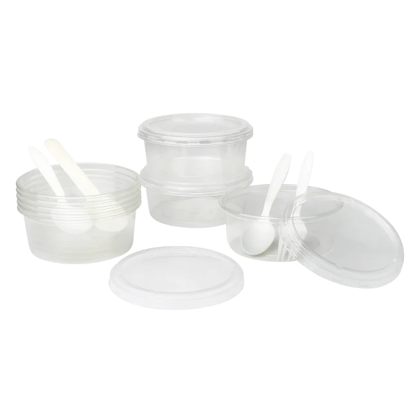 Karat Earth 8oz PLA Eco-Friendly Deli Containers (117mm) - 500 pcs - Image 5