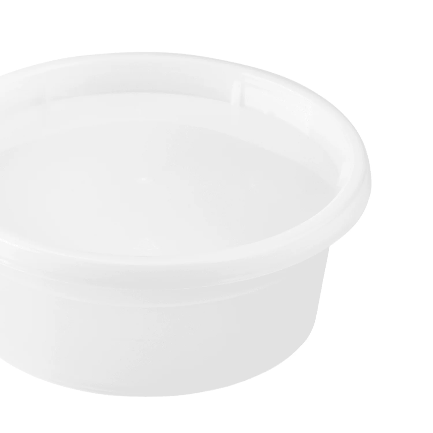 [240 sets] 8 oz Deli Containers with Lids | Injection Molded PP | Clear - Image 7