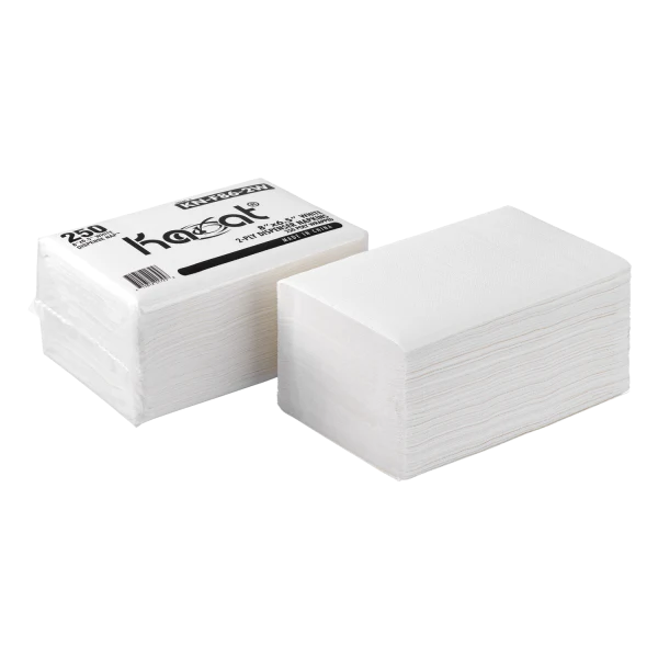 [6,000 ct] 8" x6.5" Interfold Dispense Napkins, White - Image 2