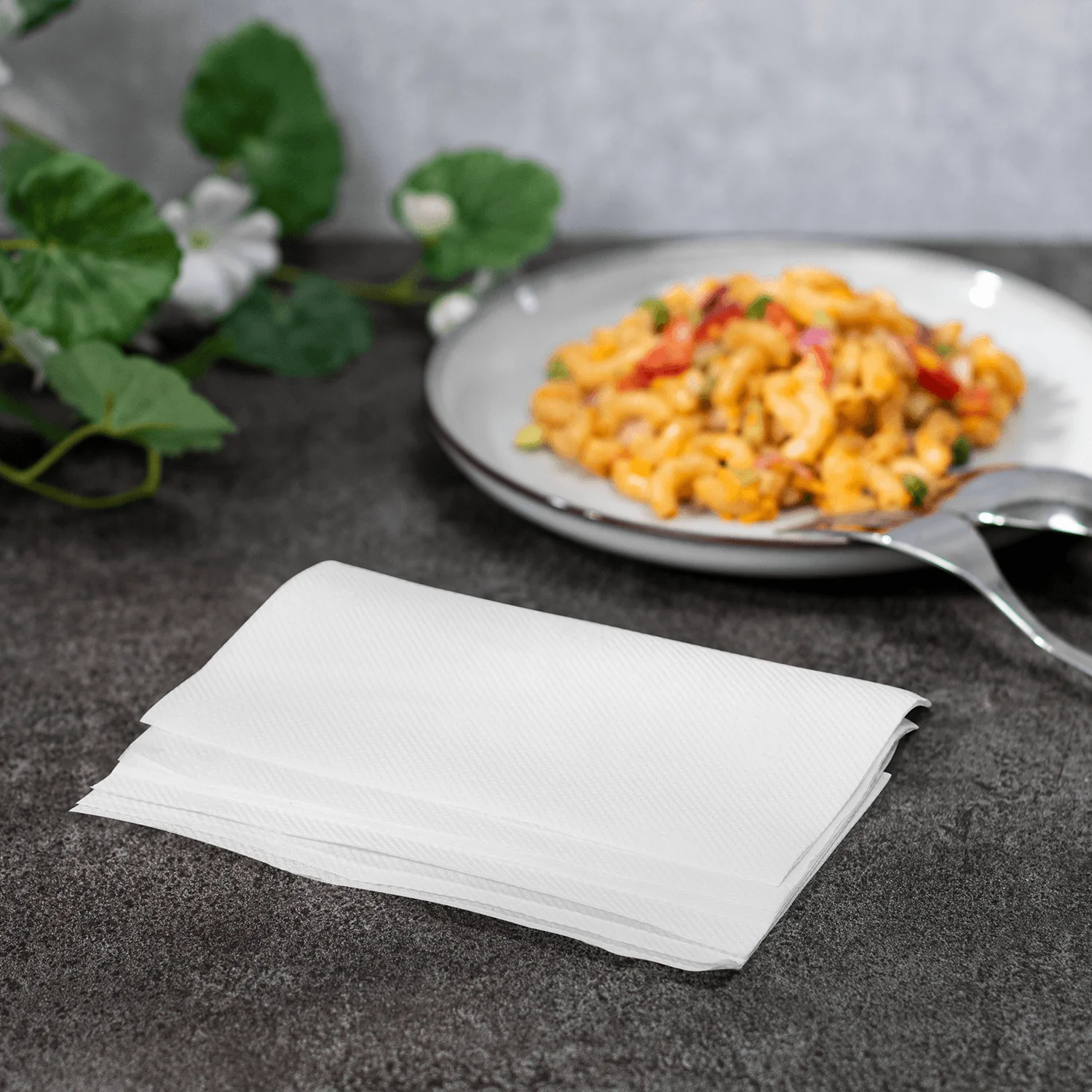 [6,000 ct] 8" x6.5" Interfold Dispense Napkins, White - Image 3