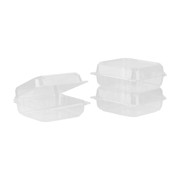 Karat Earth 8''x8'' PLA Hinged Container - 250 pcs - Image 3
