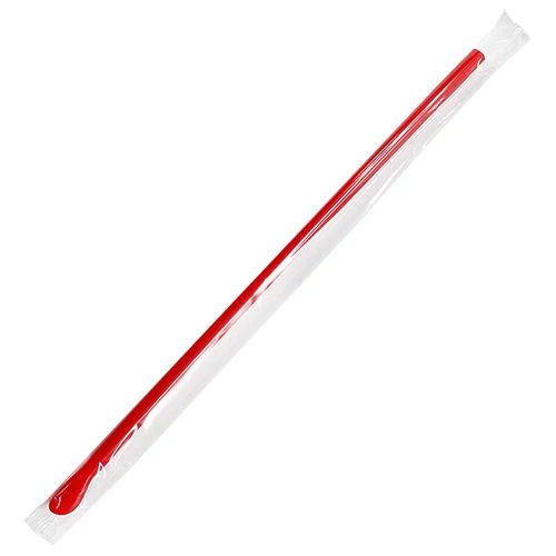 [5,000 ct] Spoon Straws | Individually Wrapped | Red (0.26" x 9.45") - Image 5