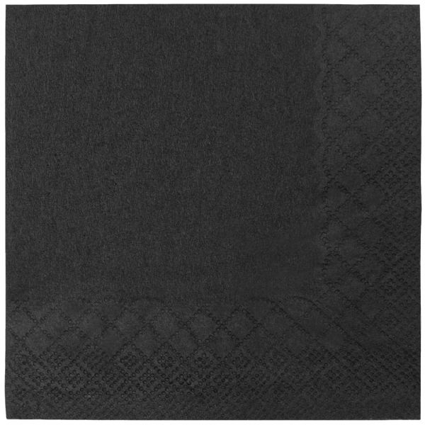 [1,000 ct] 9.5" x9.5" Beverage Napkins, Black - Image 8
