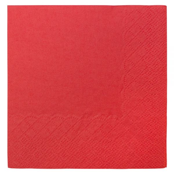 [1,000 ct] 9.5" x9.5" Beverage Napkins, Red - Image 8