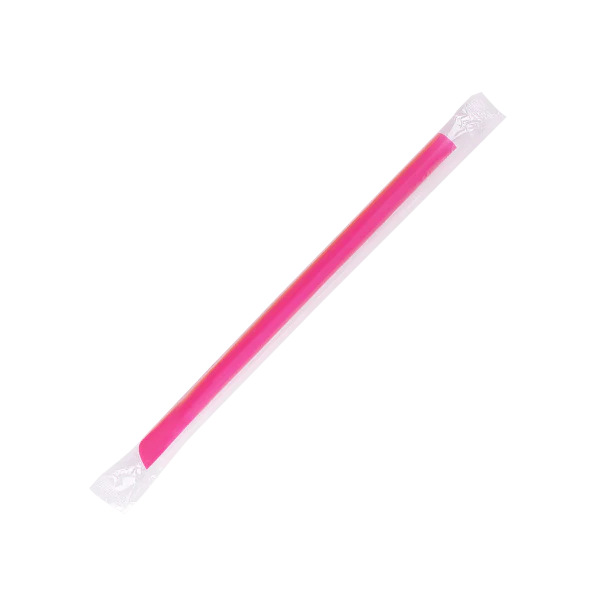 [1,600 ct] Boba Straws | Diagonal Cut | Individually Wrapped - Mixed Color (0.39" x 9") - Image 6
