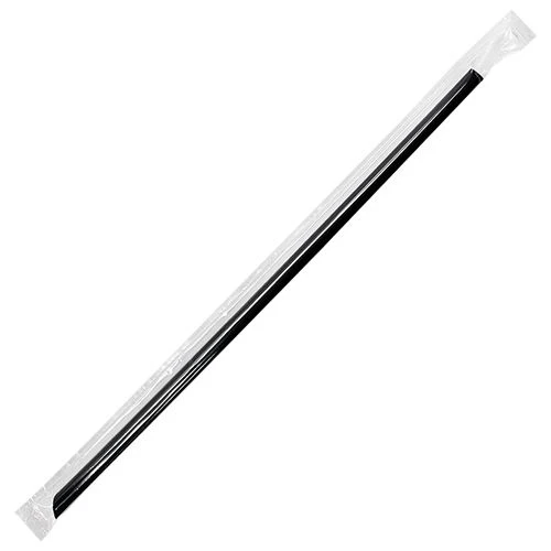 [2,000 ct] 9" Jumbo Straws (5 mm) | Individually Wrapped | Black - Image 4
