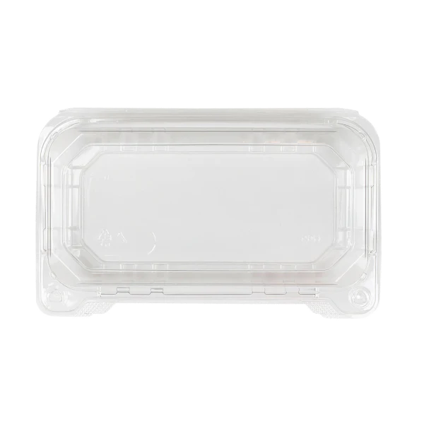 [250 ct] 9''x 5'' Hinged Food Containers | PET | Clear - Image 9
