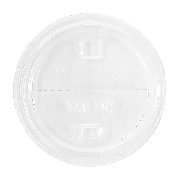 [1,000 ct] Plastic Dome Sipper Lids | PET | 98 mm | Half-Moon Flip Lid - Image 10