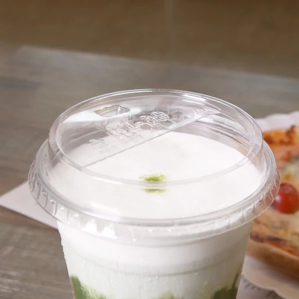 [1,000 ct] Plastic Dome Sipper Lids | PET | 98 mm | Half-Moon Flip Lid - Image 4