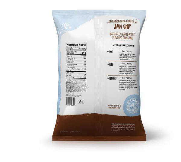 Big Train Java Chip Blended Ice Coffee Mix - Bag (3.5 lbs) - Image 2