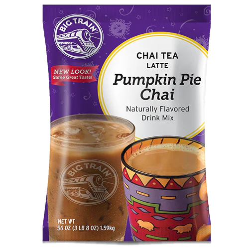 Big Train Pumpkin Pie Chai Tea Latte Mix - Bag (3.5 lbs)
