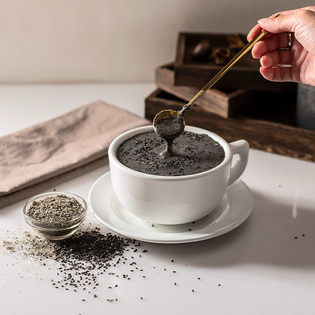 Black Sesame Powder - Bag (2.2 lbs) - Image 3