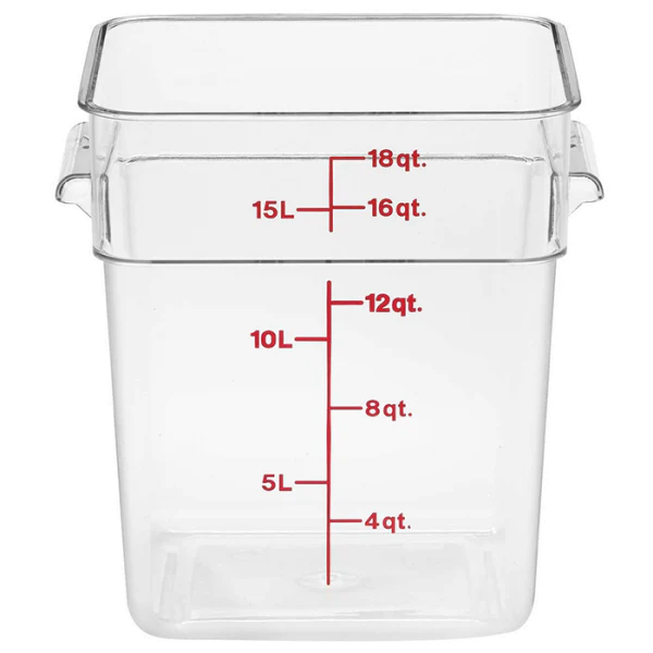 Cambro CamSquare 18qt Square Container