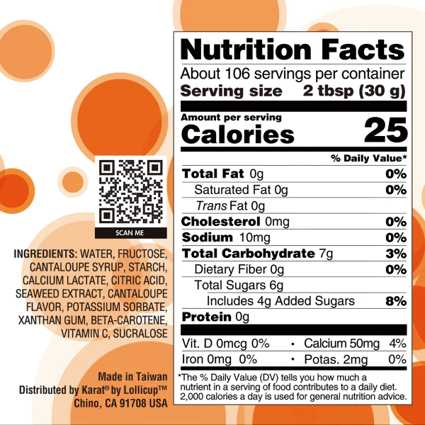 Cantaloupe POPPING PEARLS™ - Jar (7 lb) - Image 7